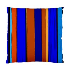 Abstract Blue And Orange 930 Standard Cushion Case (two Sides)