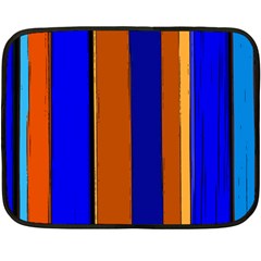 Abstract Blue And Orange 930 Fleece Blanket (mini)