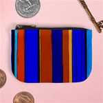 Abstract Blue And Orange 930 Mini Coin Purse Front