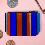 Abstract Blue And Orange 930 Mini Coin Purse Back