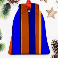 Abstract Blue And Orange 930 Ornament (bell)