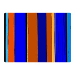 Abstract Blue And Orange 930 Double Sided Flano Blanket (mini) 