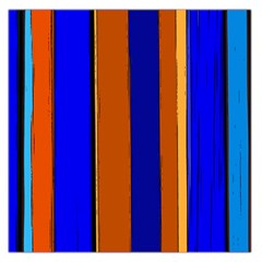 Abstract Blue And Orange 930 Square Satin Scarf (36  X 36 ) by KorokStudios