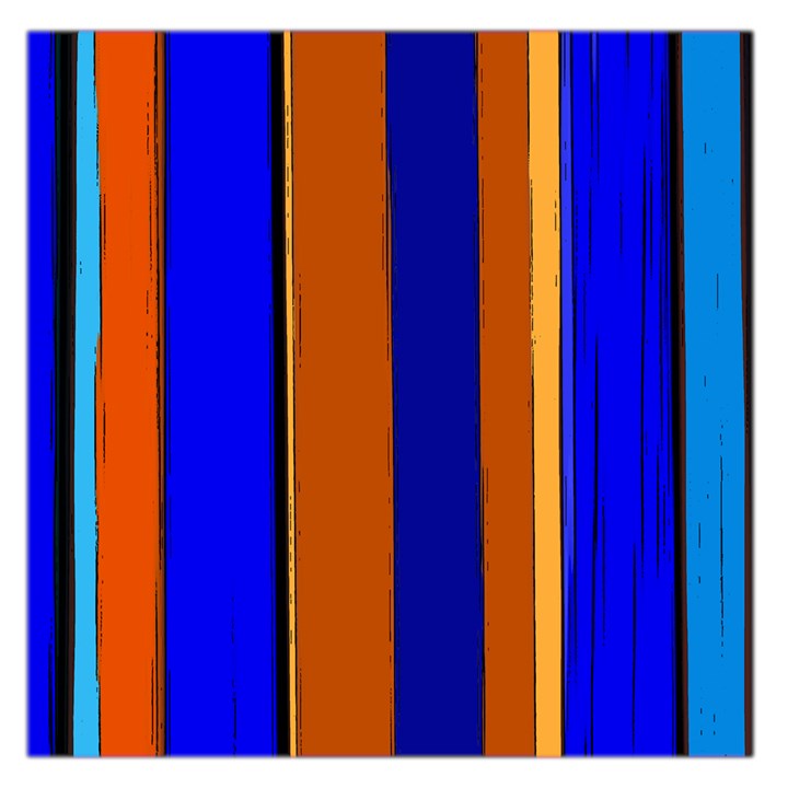 Abstract Blue And Orange 930 Square Satin Scarf (36  x 36 )