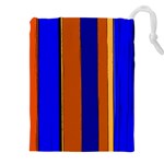 Abstract Blue And Orange 930 Drawstring Pouch (5XL) Front