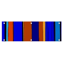 Abstract Blue And Orange 930 Banner and Sign 6  x 2 