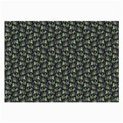 Robot Skull Extreme Close Up Large Glasses Cloth by dflcprintsclothing