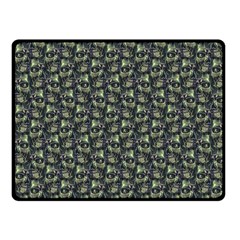 Robot Skull Extreme Close Up Fleece Blanket (small)