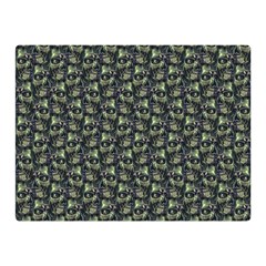 Robot Skull Extreme Close Up Double Sided Flano Blanket (mini)  by dflcprintsclothing