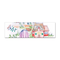 Easter Village  Sticker (bumper) by ConteMonfrey