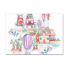 Easter Village  Sticker A4 (100 Pack) by ConteMonfrey