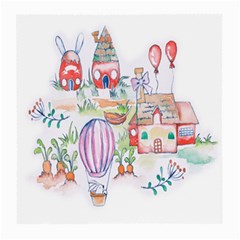 Easter Village  Medium Glasses Cloth by ConteMonfrey