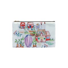 Easter Village  Cosmetic Bag (small) by ConteMonfrey