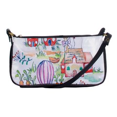 Easter Village  Shoulder Clutch Bag by ConteMonfrey