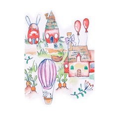 Easter Village  Shower Curtain 48  X 72  (small)  by ConteMonfrey