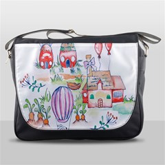 Easter Village  Messenger Bag by ConteMonfrey