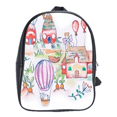 Easter Village  School Bag (xl) by ConteMonfrey