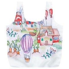 Easter Village  Full Print Recycle Bag (xl) by ConteMonfrey