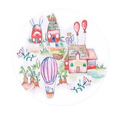 Easter Village  Mini Round Pill Box by ConteMonfrey