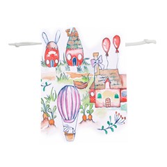 Easter Village  Lightweight Drawstring Pouch (s) by ConteMonfrey