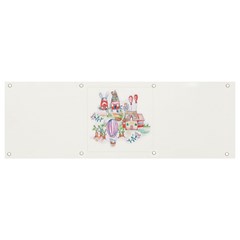 Easter Village  Banner And Sign 9  X 3  by ConteMonfrey