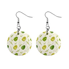 Easter Green Eggs  Mini Button Earrings by ConteMonfrey