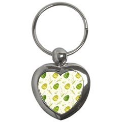 Easter Green Eggs  Key Chain (heart) by ConteMonfrey