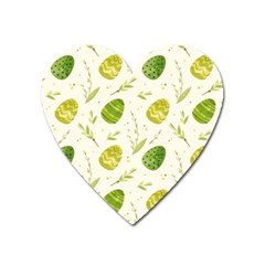 Easter Green Eggs  Heart Magnet by ConteMonfrey