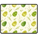 Easter Green Eggs  Fleece Blanket (Medium)  60 x50  Blanket Front