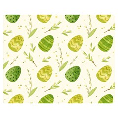 Easter Green Eggs  Double Sided Flano Blanket (medium)  by ConteMonfrey