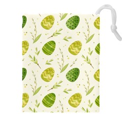 Easter Green Eggs  Drawstring Pouch (5xl) by ConteMonfrey