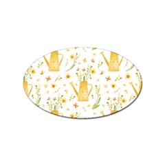 Easter Garden   Sticker (oval) by ConteMonfrey