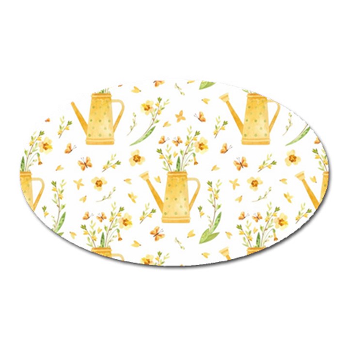 Easter Garden   Oval Magnet