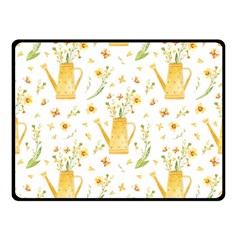 Easter Garden   Double Sided Fleece Blanket (small)  by ConteMonfrey