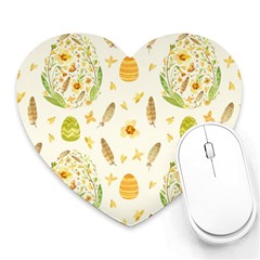 Easter Egg Heart Mousepad by ConteMonfrey