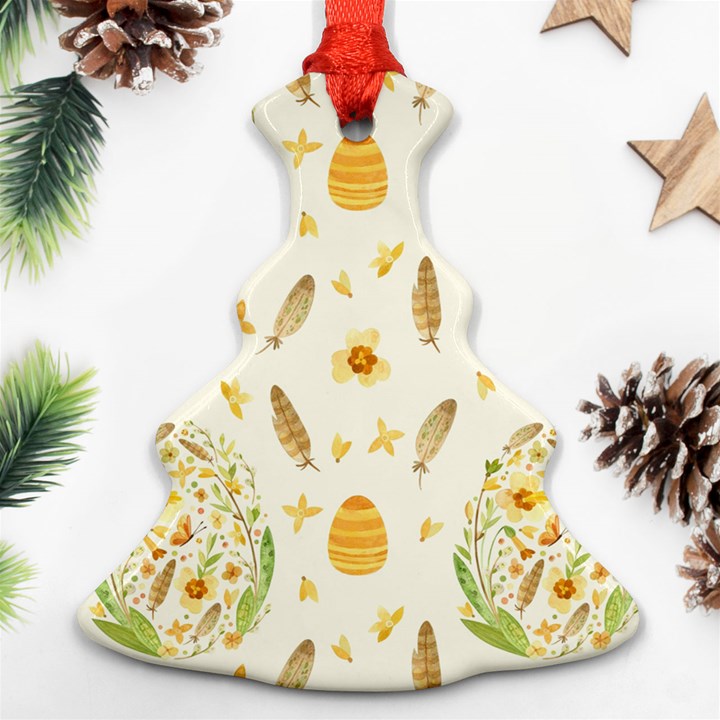 Easter Egg Christmas Tree Ornament (Two Sides)