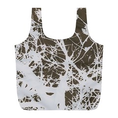 Botanical Motif Drawing Design Full Print Recycle Bag (l) by dflcprintsclothing