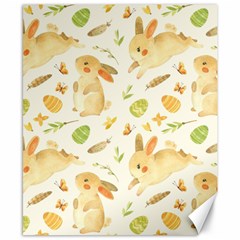 Cute Rabbits - Easter Spirit  Canvas 8  X 10  by ConteMonfrey