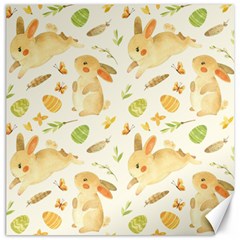 Cute Rabbits - Easter Spirit  Canvas 16  X 16  by ConteMonfrey