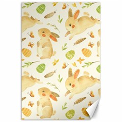 Cute Rabbits - Easter Spirit  Canvas 24  X 36  by ConteMonfrey