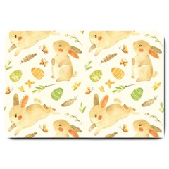 Cute Rabbits - Easter Spirit  Large Doormat by ConteMonfrey