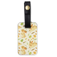 Cute Rabbits - Easter Spirit  Luggage Tag (one Side) by ConteMonfrey