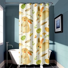 Cute Rabbits - Easter Spirit  Shower Curtain 36  X 72  (stall)  by ConteMonfrey