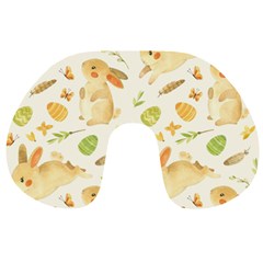 Cute Rabbits - Easter Spirit  Travel Neck Pillow by ConteMonfrey