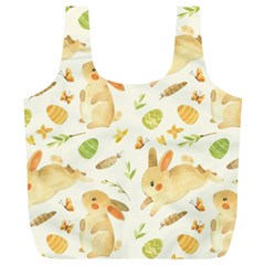 Cute Rabbits - Easter Spirit  Full Print Recycle Bag (xl) by ConteMonfrey