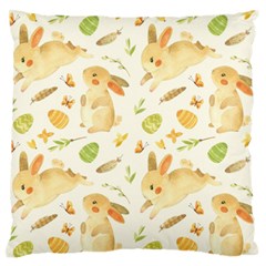 Cute Rabbits - Easter Spirit  Standard Flano Cushion Case (one Side) by ConteMonfrey