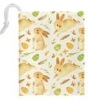 Cute Rabbits - Easter Spirit  Drawstring Pouch (5XL) Back