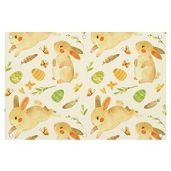 Cute Rabbits - Easter Spirit  Banner And Sign 6  X 4  by ConteMonfrey