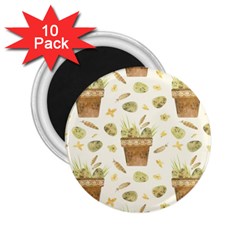 Plant Pot Easter 2 25  Magnets (10 Pack)  by ConteMonfrey