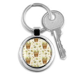 Plant Pot Easter Key Chain (round) by ConteMonfrey